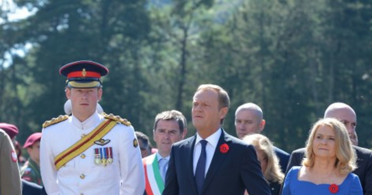 Książe Harry składa hołd bohaterom na Monte Cassino
