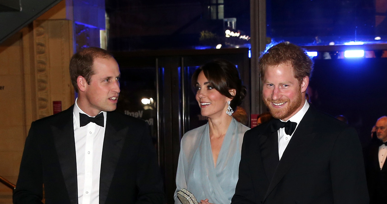 Książę Harry z Kate i Williamem /Chris Jackson /Getty Images