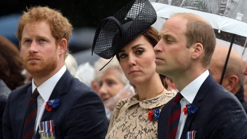 Książę Harry z Kate i Williamem /Getty Images