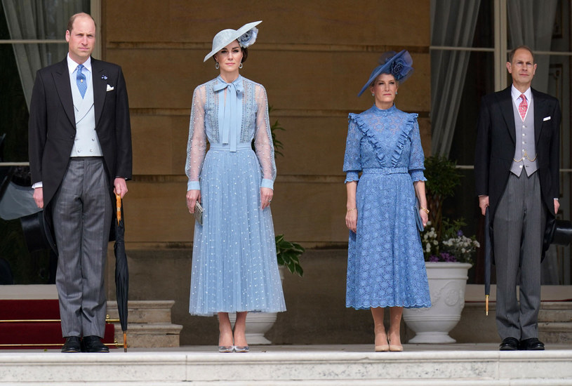 Książę i księżna Walii oraz księżna i książę Edynburga. /JONATHAN BRADY/AFP/East News /East News