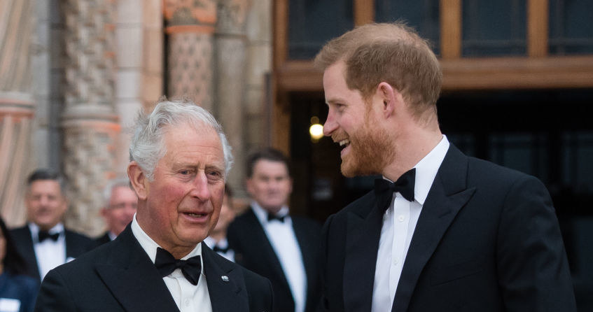 Książe Karol i książę Harry /Samir Hussein /Getty Images