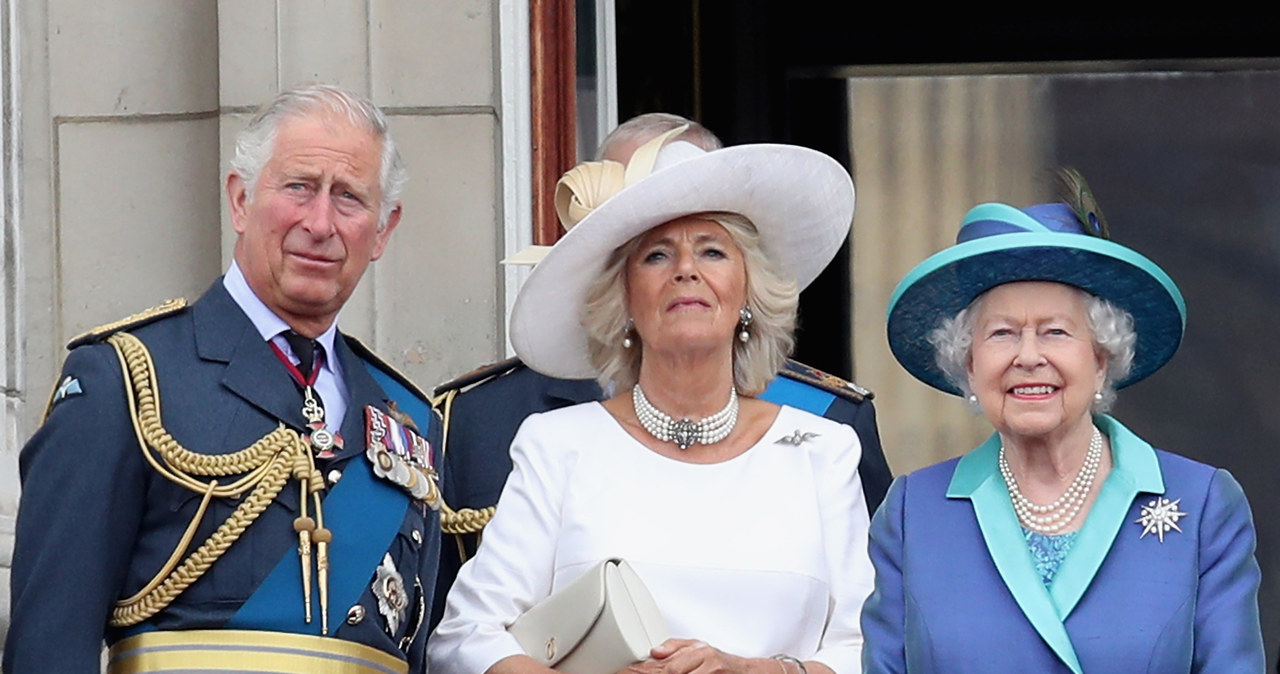 Książę Karol, księżna Camilla i królowa Elżbieta II /Chris Jackson /Getty Images