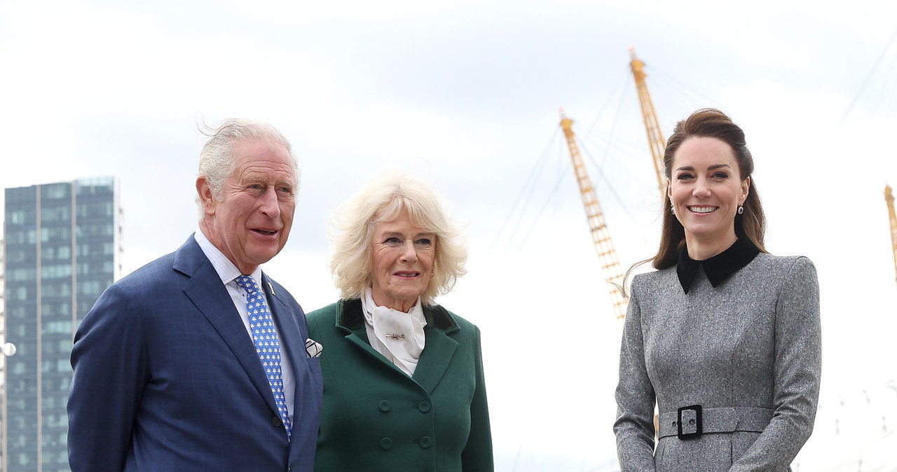 Książę Karol, księżna Camilla i księżna Kate /Chris Jackson / Staff  /Getty Images