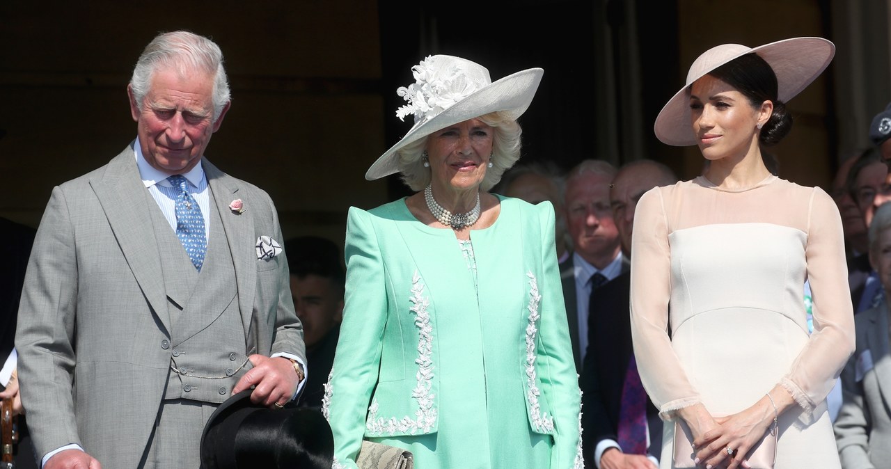 Książę Karol, księżna Camilla i Meghan Markle /Chris Jackson /Getty Images