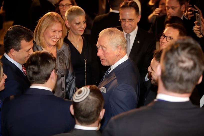 Książę Karol podczas uroczystości w Yad Vashem /AFP