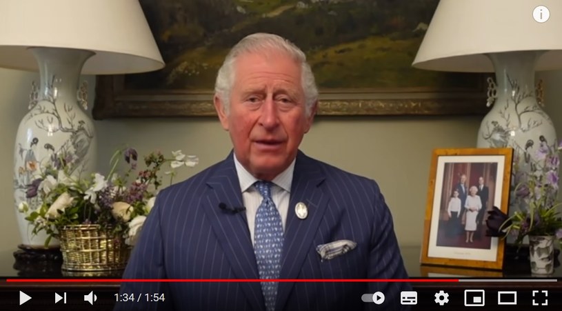 Książę Karol usunął zdjęcie Harry'ego /screen z YouTube.com/The Royal Family Channel /