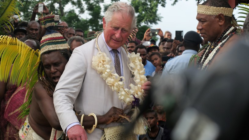 Książę Karol w Vanatu /AFP