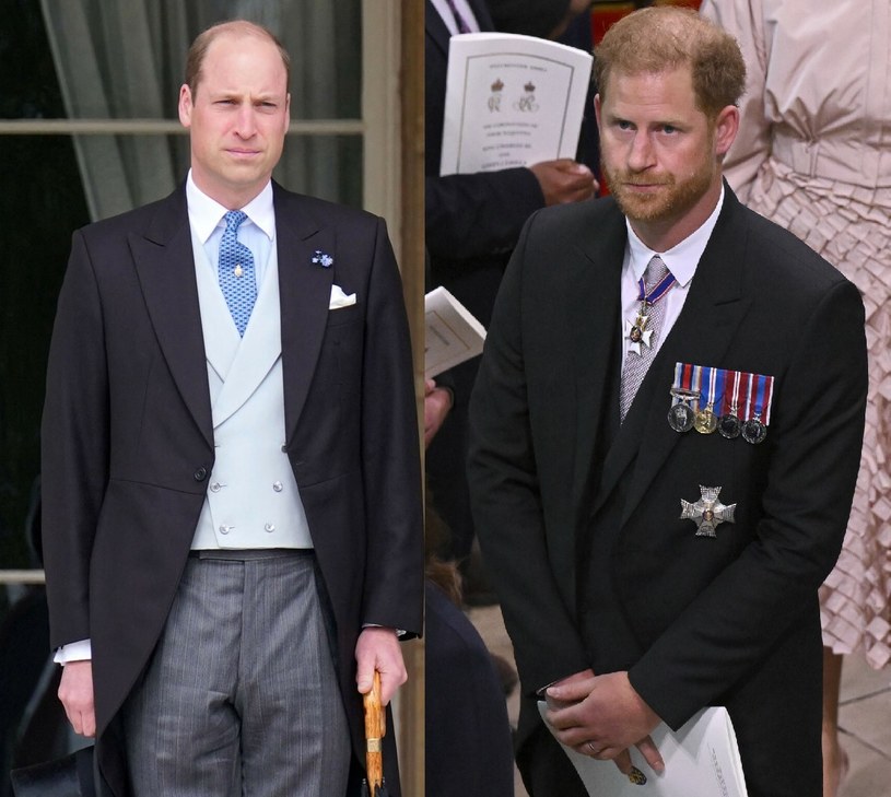 Książę William i jego brat książę Harry. /JONATHAN BRADY/AFP/East News; Gareth Cattermole/Associated Press/East News /East News