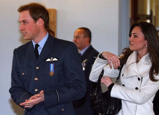 Książę William i Kate Middleton /AFP