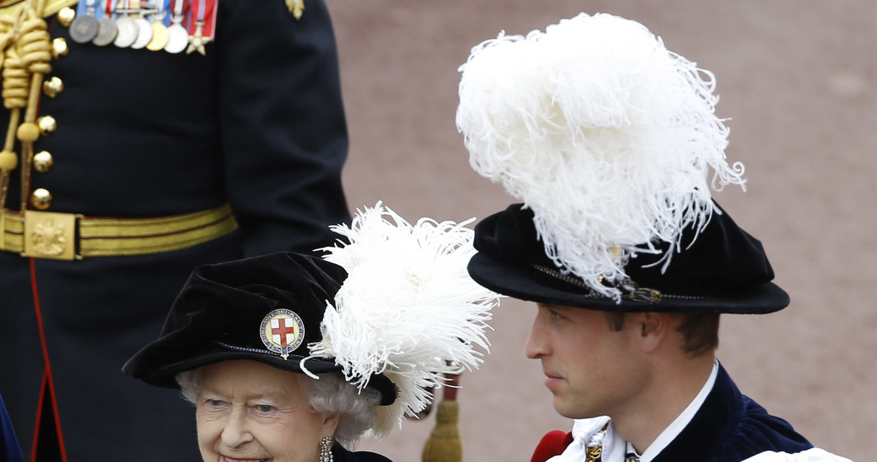 Książę William i królowa Elżbieta II /WPA Pool /Getty Images