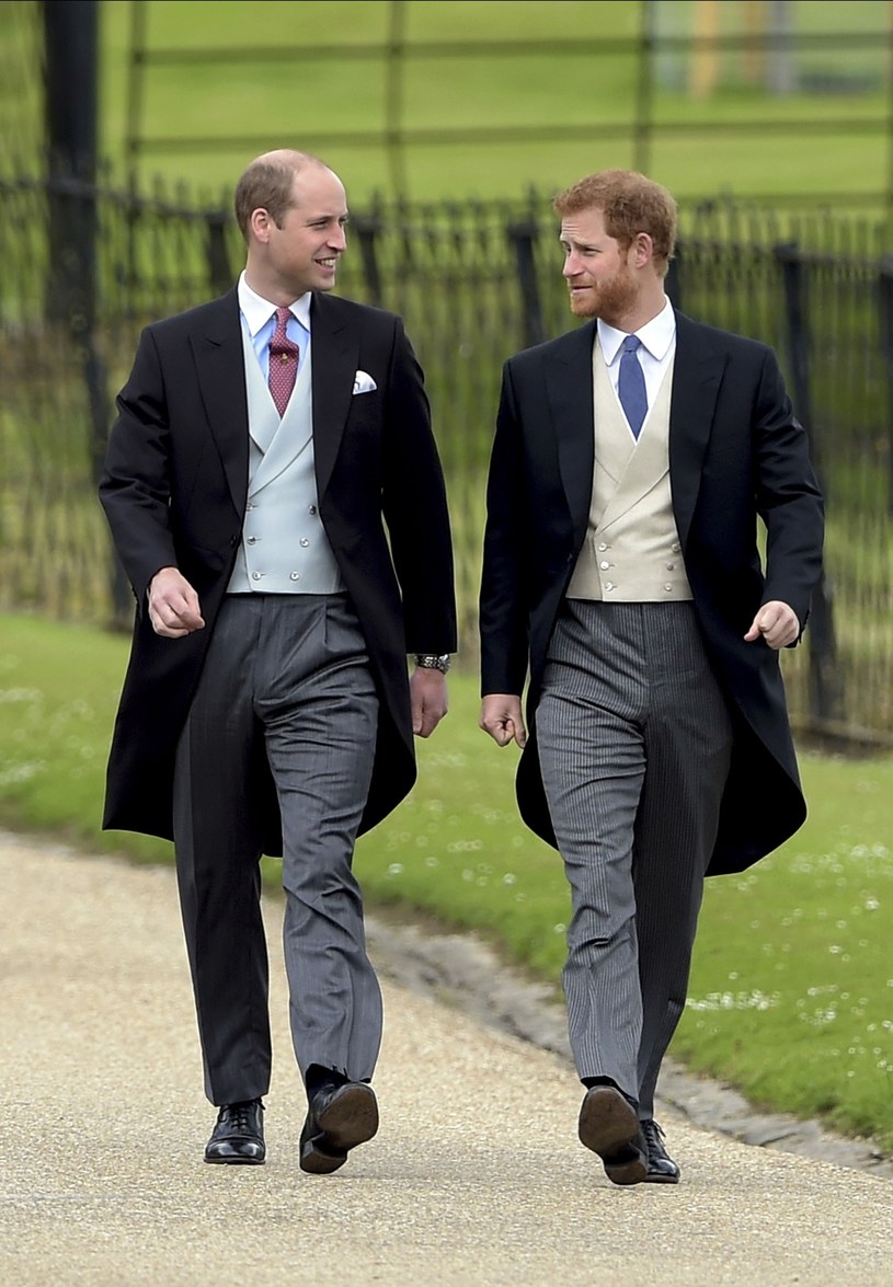 Książę William i książę Harry na ślubie Pippy /Xinhua Xinhua / eyevine /East News