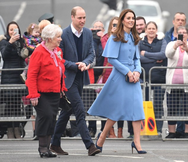 Książę William i księżna Cambridge z wizytą w Północnej Irlandii, Ballymena, 28 luty 2019 fot. Rex Features /East News