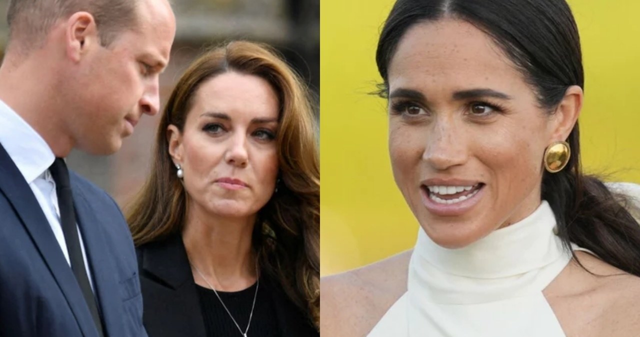 Książę William i księżna Kate, Meghan Markle /Toby Melville, Rebecca Blackwell/Associated Press /East News