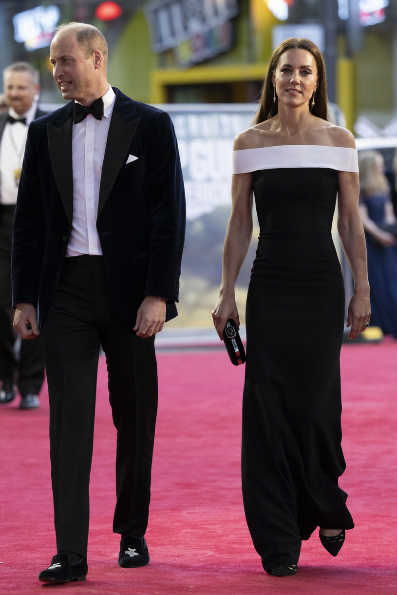 Książę William i księżna Kate na premierze filmu "Top gun. Maverick" /Dan Kitwood/Press Association/East News /East News