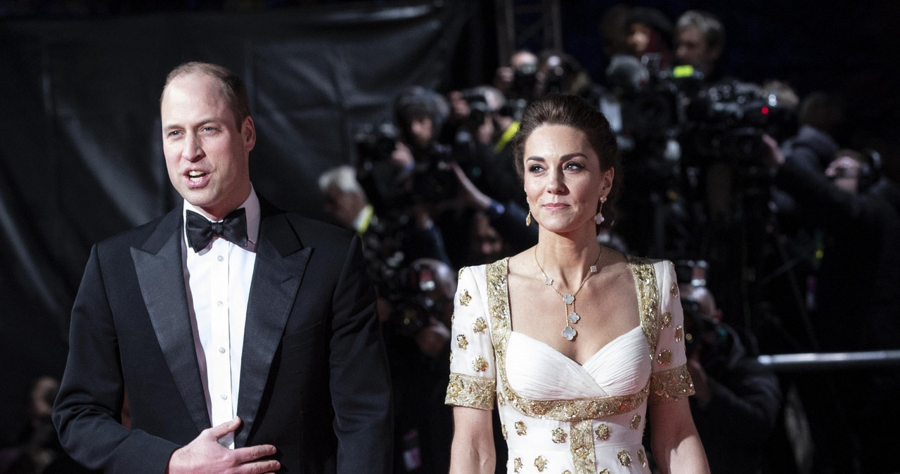 Książę William i księżna Kate na rozdaniu nagród BAFTA 2020 /The Telegraph pool/Associated Press /East News