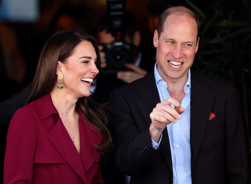 Książę William i księżna Kate podczas wizyty w Birmingham byli w wyjątkowo dobrych humorach /Max Mumby/Indigo/Getty Images /Getty Images