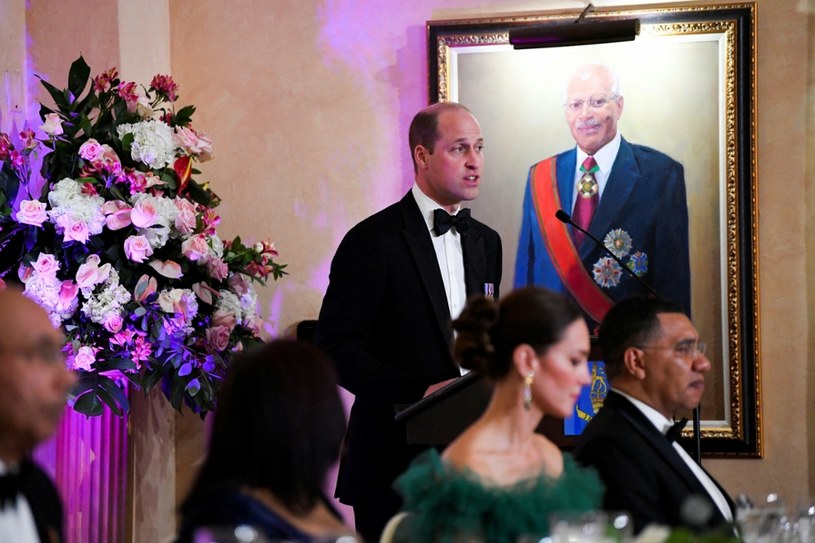 Książę William i księżna Kate spotkali się z gubernatorem generalnym Jamajki /Toby Melville/Press Association/East News /East News