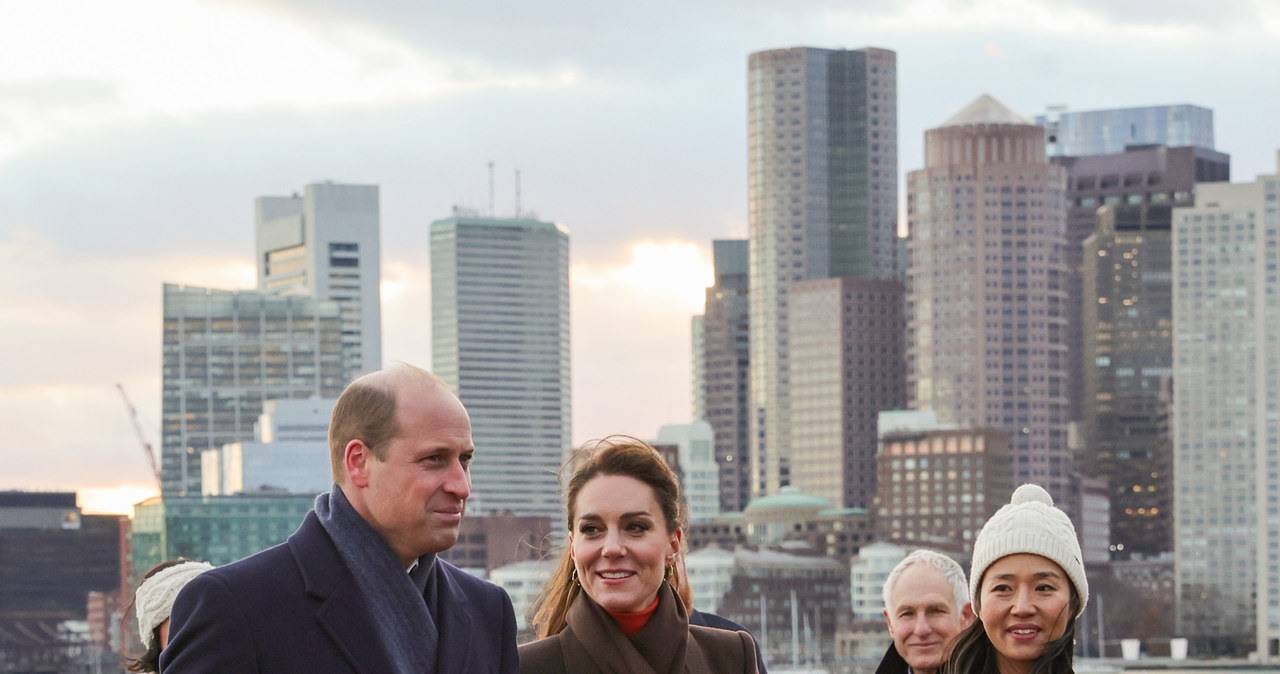 Książę William i księżna Kate w Bostonie /Agencja FORUM