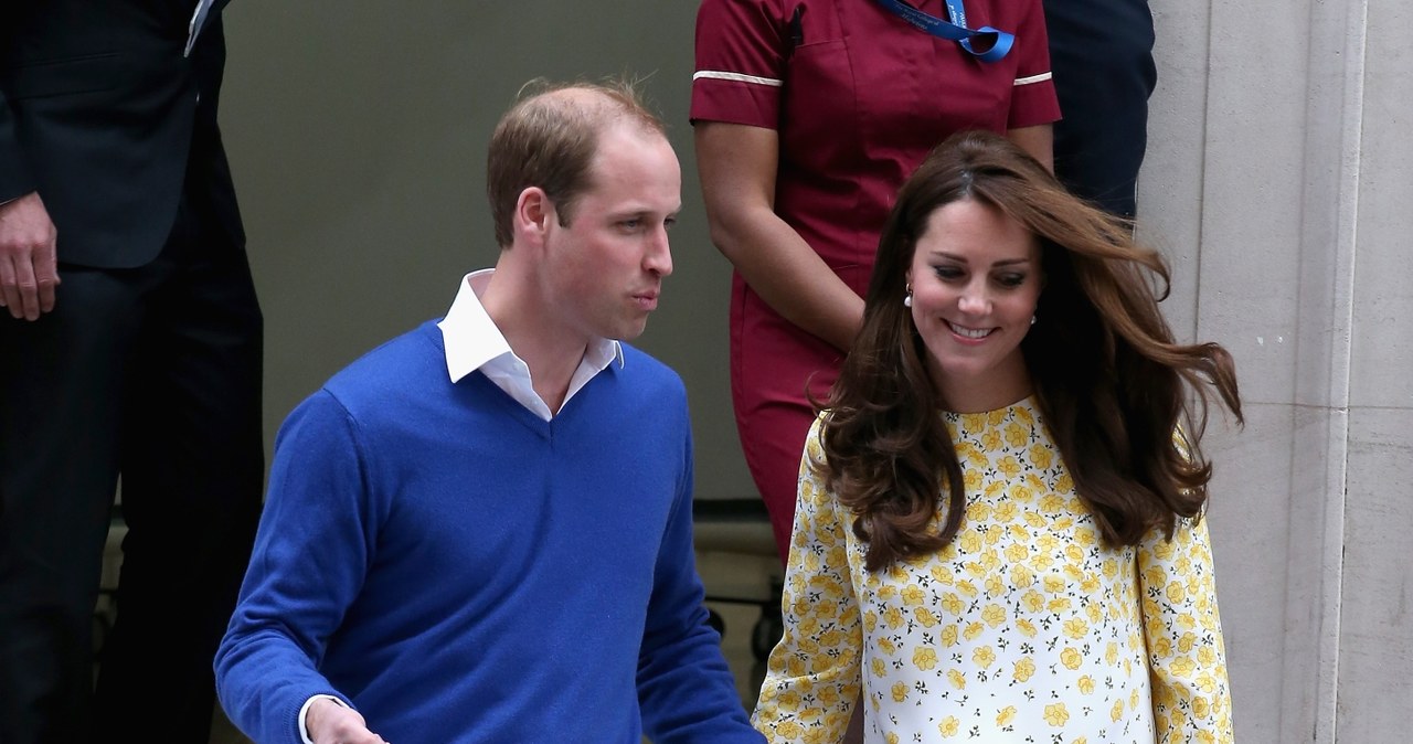 Książę William i księżna Kate z córką /Chris Jackson /Getty Images