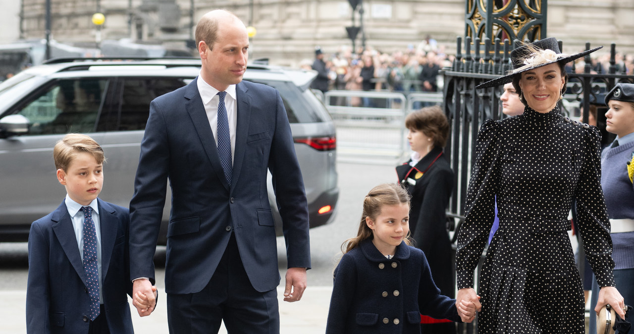 Książę William i księżna Kate z dziećmi /Samir Hussein / Contributor /Getty Images