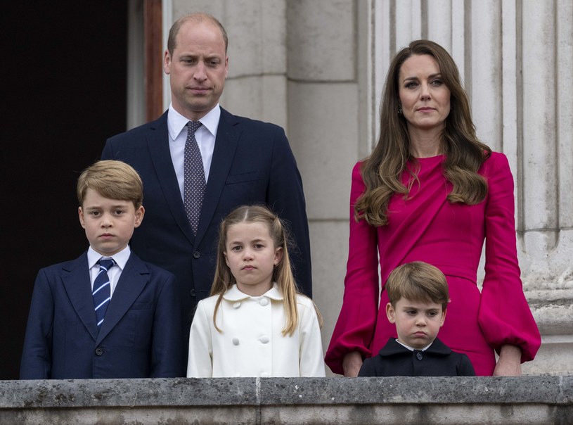 Książę William i księżna Kate z dziećmi /Mark Cuthbert / Contributor /Getty Images