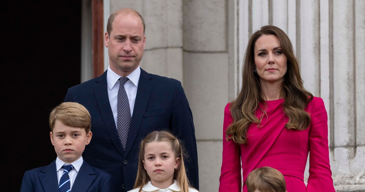 Książę William i księżna Kate z dziećmi /Mark Cuthbert / Contributor /Getty Images