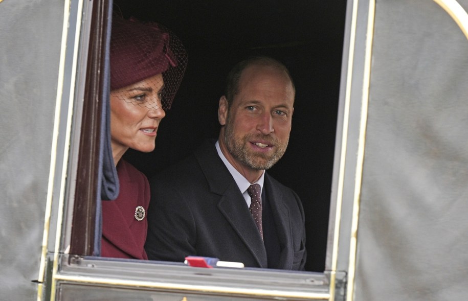 Książę William i księżna Kate /Aaron Chown / Press Association /East News