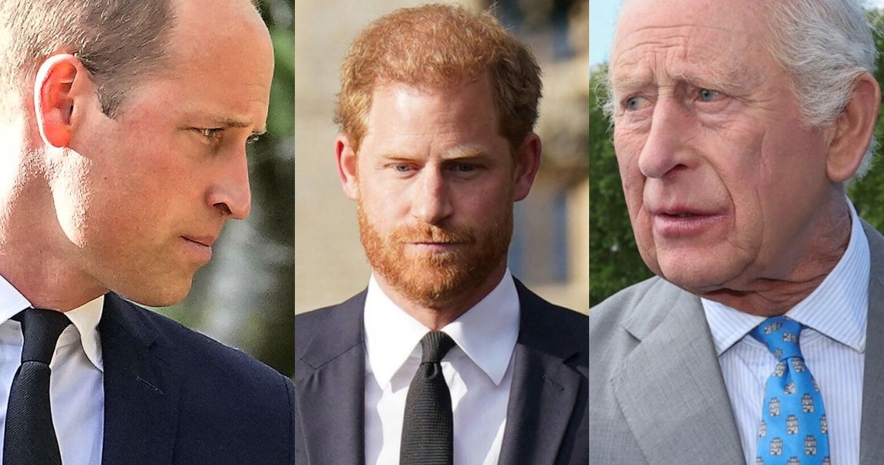 Książę William, książę Harry i król Karol III /AP/Associated Press, Toby Melville/Press Association, KIRSTY O'CONNOR/AFP /East News