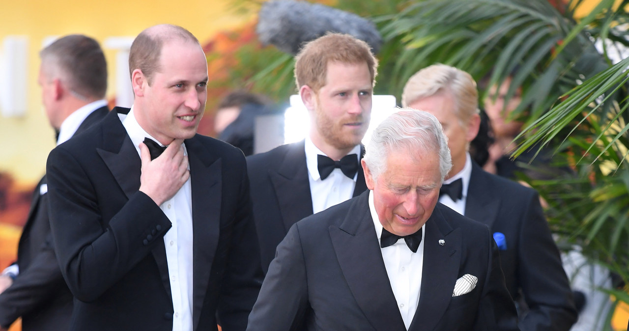 Książę William, książę Harry i książę Karol /Karwai Tang /Getty Images