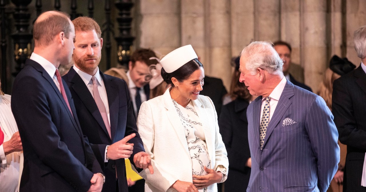 Książę William, Książę Harry, Meghan Markle i książę Karol /WPA Pool / Pool /Getty Images