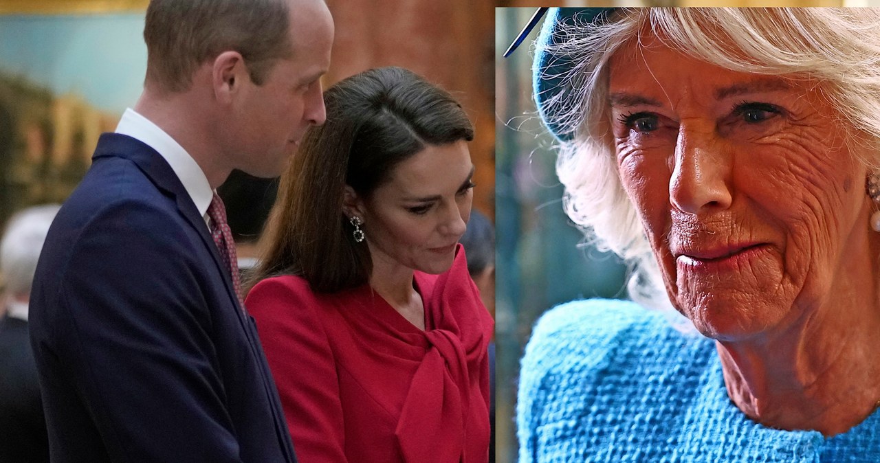 Książę William, księżna Kate i królowa Camilla /Getty Images