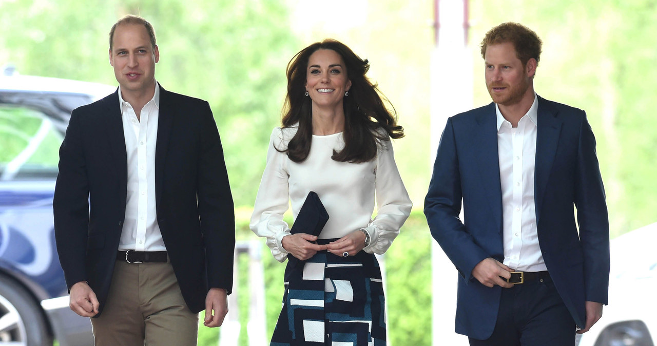 Książę William, księżna Kate i książę Harry /Stuart C. Wilson /Getty Images