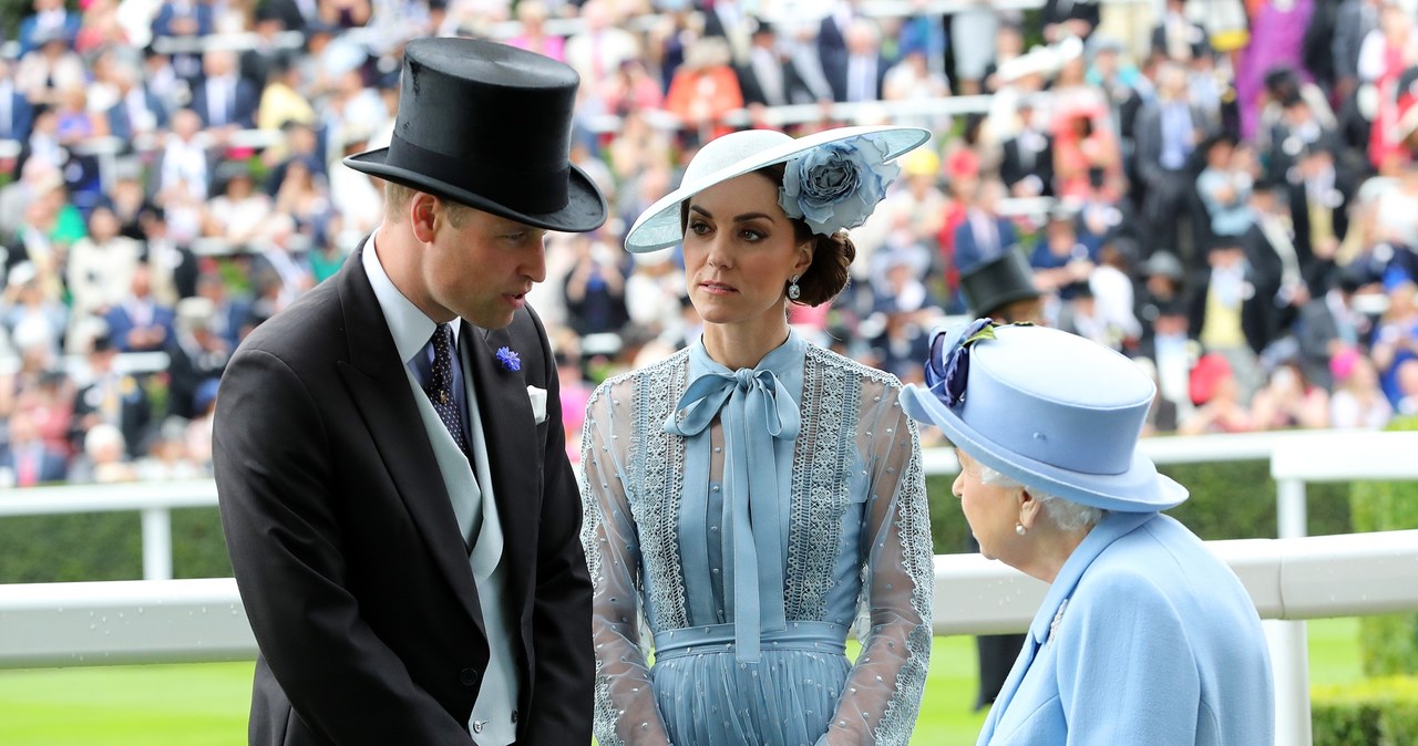 Książę William, księżna Kate, królowa Elżbieta II /Chris Jackson / Staff  /Getty Images