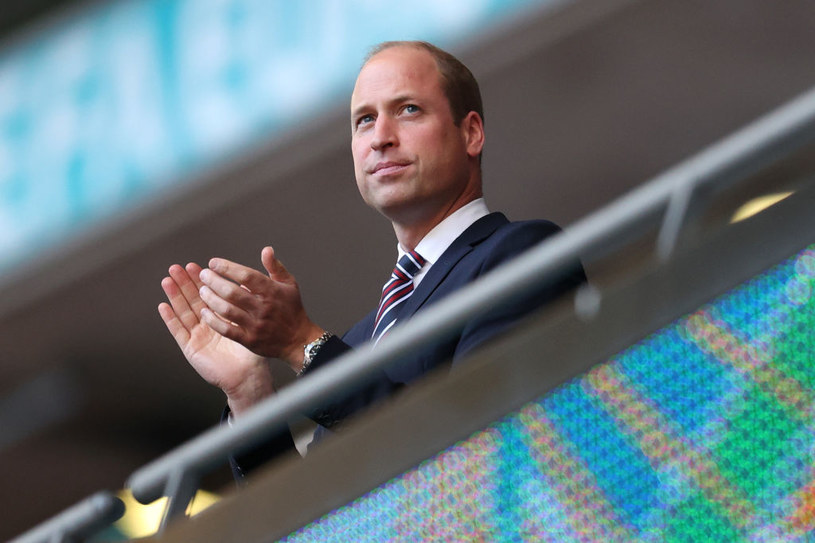 Książę William na meczu Anglia-Dania w ramach Euro2020 /Catherine Ivill /Getty Images