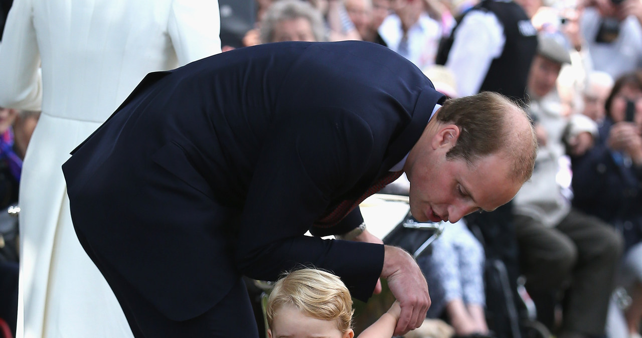 Książę William nazwał synka "małą małpką" /Chris Jackson /Getty Images