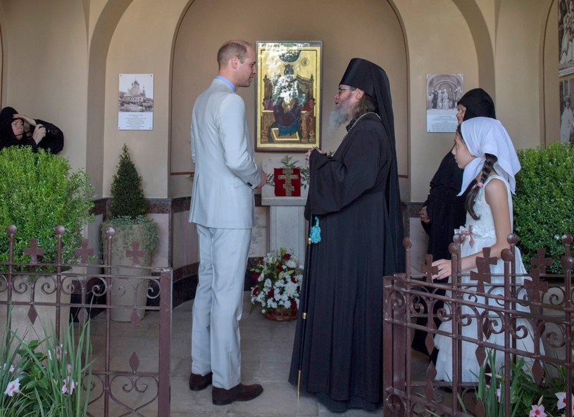 Książę William odwiedził grób księżniczki Alicji w Jerozolimie, by oddać jej cześć /Getty Images