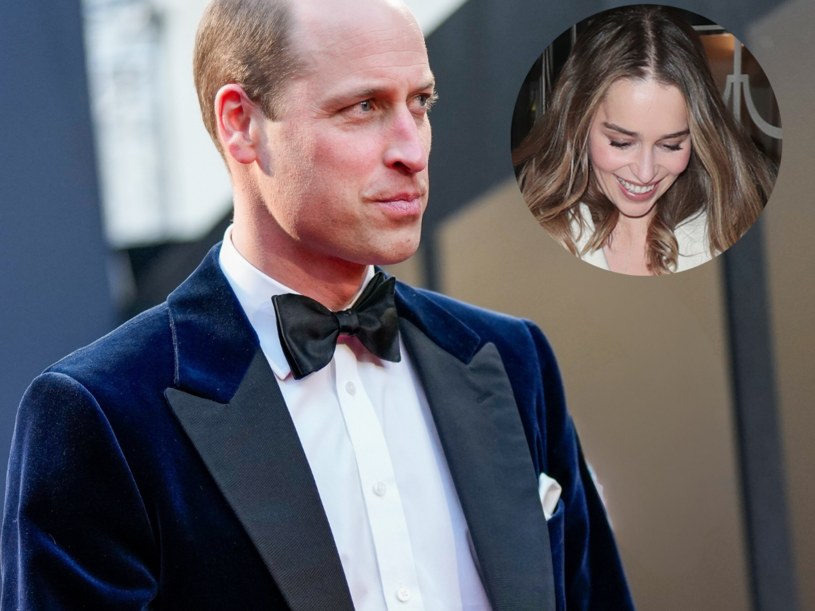 Książę William spotkał się z piękną aktorką. To nie pierwsze takie wyjście /Scott Garfitt/Getty Images for BAFTA /Getty Images