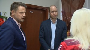 Książę William w Warszawie. Spotkał się z Rafałem Trzaskowskim