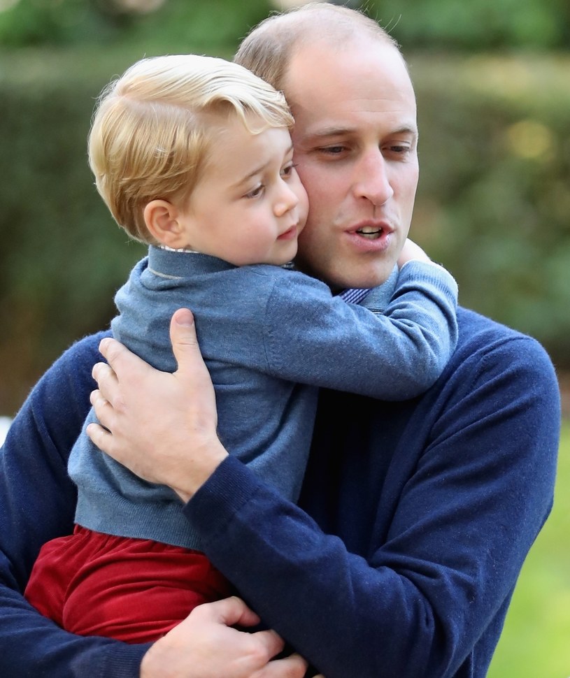 Książę William z synem, księciem Georgiem /Chris Jackson /Getty Images