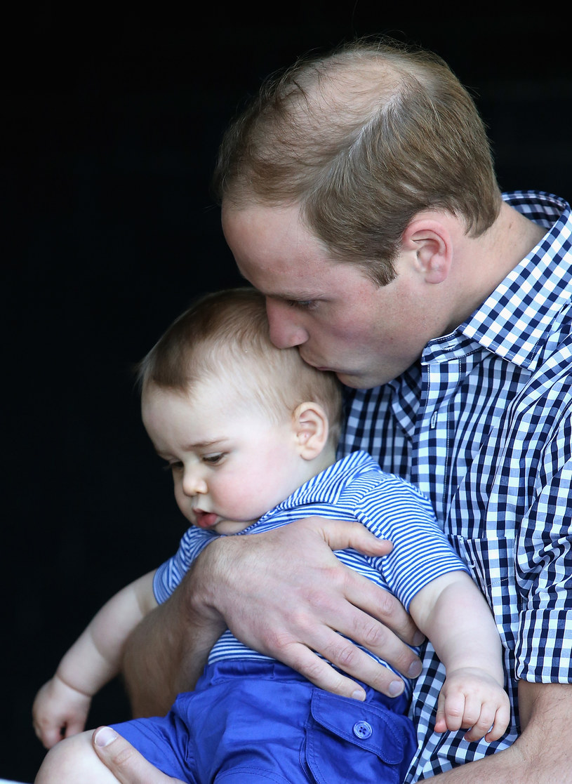 Książę William z synkiem /Chris Jackson /Getty Images