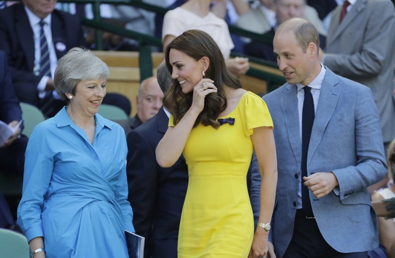 Książęta Cambridge na Wimbledonie 2018 /Associated Press /East News