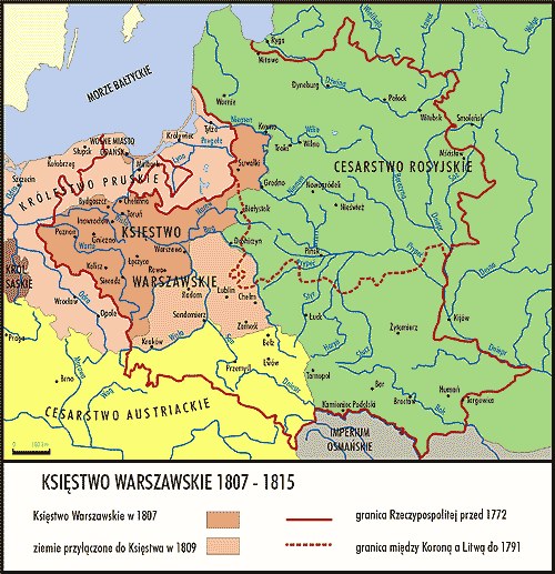 Księstwo Warszawskie 1807-1815 /Encyklopedia Internautica