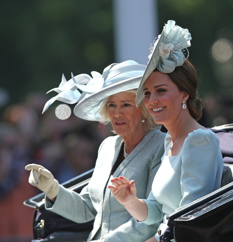 Księżna Camilla i księżna Kate /East News