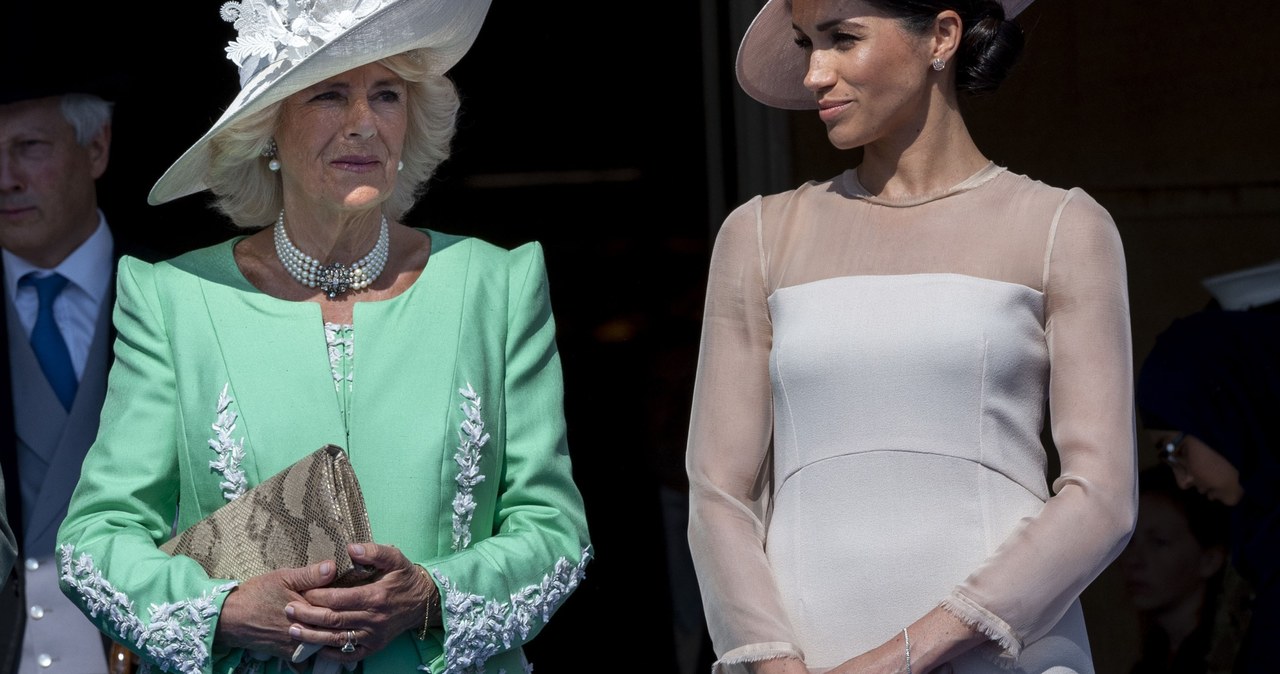 Księżna Camilla i Meghan Markle /Mark Cuthbert /Getty Images