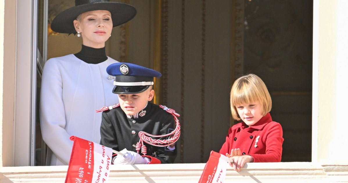 Księżna Charlene, Jacques i Gabrielle /Getty Images