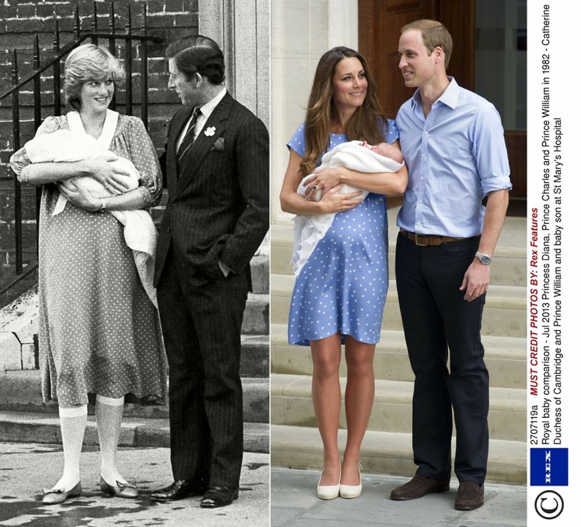 Księżna Diana i księżna Kate /Rex Features/EAST NEWS /East News