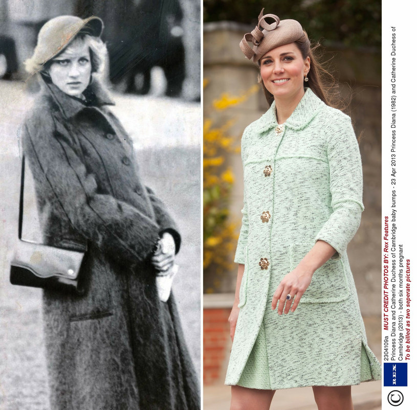 Księżna Diana i księżna Kate /Rex Features /East News