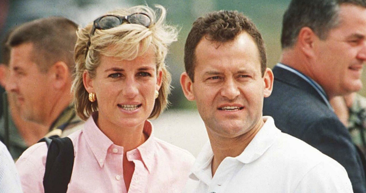 Księżna Diana i Paul Burrell /East News