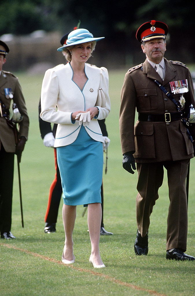 Księżna Diana podczas wizyty w Tidworth, Hampshire, 1986 rok /Getty Images