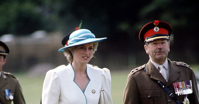 Księżna Diana podczas wizyty w Tidworth, Hampshire, 1986 rok /Getty Images